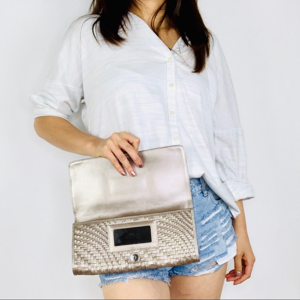 Cole Haan - Gold Weave Clutch